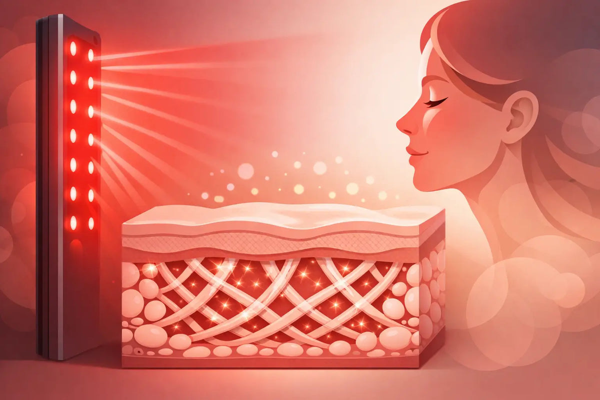 How Red Light Supports Collagen Production
