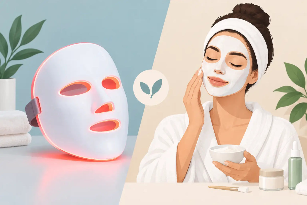 LED Mask Versus Facials at Home: Which Works?