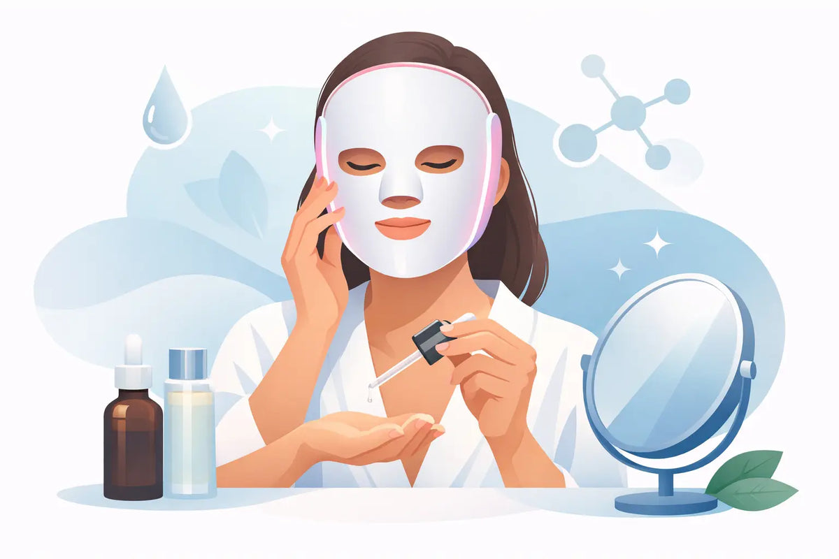 How to Use LED Mask With Serum Right